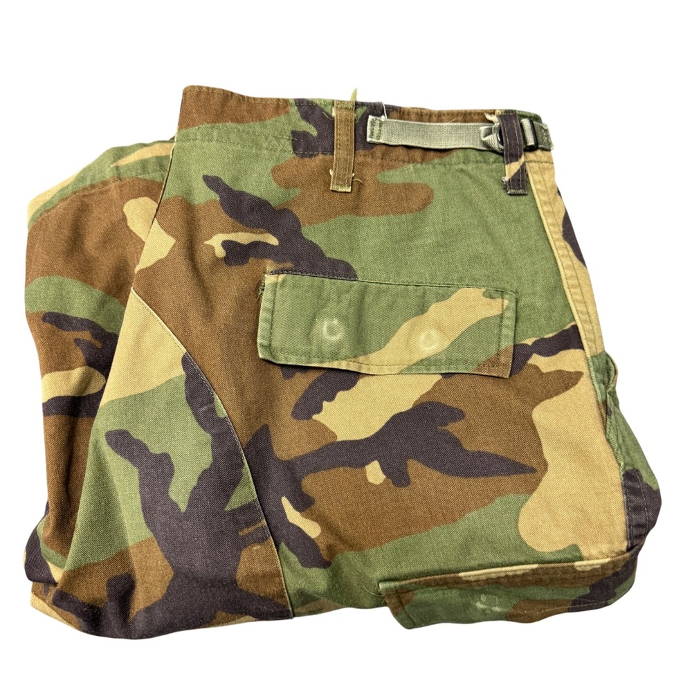 Vintage Propper Trousers Mens Medium Long Woodland Camo Combat Green BDU